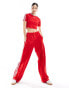 Фото #8 товара adidas Originals firebird track pants in red