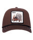 Brown Porcupine Canvas Adjustable Hat