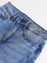 Фото #3 товара Noisy May Callie high waisted skinny jeans in light blue