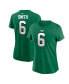 Фото #1 товара Women's DeVonta Smith Kelly Green Philadelphia Eagles Player Name and Number T-shirt