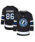 ფოტო #1 პროდუქტის Big Boys Nikita Kucherov Black Tampa Bay Lightning Alternate Replica jersey Player Jersey