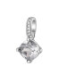 Фото #1 товара Fancy Infinite White Clear Zircon Silver Pendant FIW26