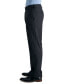 Фото #4 товара Men's Premium Comfort Stretch Classic-Fit Solid Flat Front Dress Pants