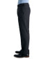 Фото #8 товара Men's Premium Comfort Stretch Classic-Fit Solid Flat Front Dress Pants