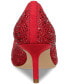 ფოტო #3 პროდუქტის Women's Heathere Slip-On Pointed-Toe Mid-Heel Pumps