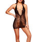 Фото #1 товара Women's Ella Floral Pattern Chemise with Large Scale Net Cut Out at Bust