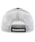 ფოტო #2 პროდუქტის Men's Black, White Las Vegas Raiders Drifter Adjustable Trucker Hat