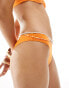 Фото #2 товара Brave Soul low rise bikini bottoms in orange