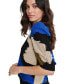 Фото #4 товара Women's Printed Puff-Sleeve Sweater