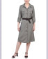 Фото #1 товара Petite 3/4 Roll Tab Sleeve Shirtdress