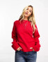 Фото #1 товара & Other Stories crew neck jumper in red