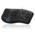 Фото #2 товара Adesso Tru-Form 450 - Ergonomic Touchpad Keyboard - Full-size (100%) - Wired - USB - Membrane - QWERTY - Black
