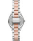 ფოტო #4 პროდუქტის Women's Lauryn Three-Hand Two-Tone Stainless Steel Watch 33mm