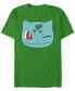 Фото #1 товара Men's Pokemon Bulbasaur Face Short Sleeve T-shirt