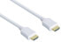 Фото #1 товара Переходник HDMI Good Connections 1м - HDMI Type A (стандарт) - HDMI Type A (стандарт) - 3D - Канал возврата аудиосигнала (ARC) - Белый
