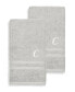 Фото #1 товара Textiles Turkish Cotton Personalized 2 Piece Denzi Hand Towel Set, 30" x 16"