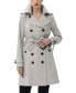 ფოტო #1 პროდუქტის Women's Adley Water Resistant Hooded Trench Coat