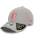 ფოტო #1 პროდუქტის Men's Gray AC Milan Seasonal Color 9FORTY Adjustable Hat