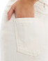 Фото #3 товара Nobody's Child Denim high waist midi skirt co-ord in cream