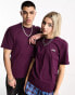 Vans unisex left chest logo t-shirt in purple