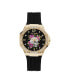 Фото #1 товара Часы и аксессуары Ed Hardy женские Кварцевые матовые черные наручные часы с силиконовым ремешком 40 мм