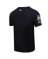 Фото #4 товара Men's Black Purdue Boilermakers Classic Stacked Logo T-shirt