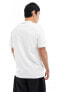 Calvin Klein Jeans regular badge t-shirt in white