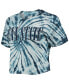 ფოტო #3 პროდუქტის Women's Navy Penn State Nittany Lions Showtime Tie-Dye Crop T-shirt