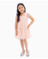 Toddler Girls Lace Cap Sleeves Dress