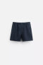 100% LINEN BERMUDA SHORTS