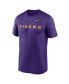 Фото #2 товара Men's Purple LSU Tigers Primetime Legend Wordmark T-Shirt
