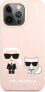 Karl Lagerfeld Etui Karl Lagerfeld KLHCP13LSSKCI Apple iPhone 13 Pro hardcase jasno różowy/light pink Silicone Karl & Choupette - фото #3