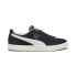 Фото #1 товара Puma Clyde Hairy Suede 39311502 Mens Black Suede Lifestyle Sneakers Shoes