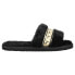 Чёрные женские сандалии PUMA Fluff Remix Metallic Bx Slide 11, 11 M - фото #1