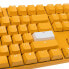 Ducky One 3 Yellow TKL Gaming Tastatur, RGB LED - MX-Speed-Silver (US)