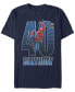 Фото #1 товара Men's Marvel Spider-Man Swinging 40th Birthday Short Sleeve T-Shirt
