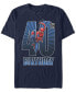 ფოტო #1 პროდუქტის Men's Marvel Spider-Man Swinging 40th Birthday Short Sleeve T-Shirt