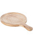 Фото #3 товара Wooden Round Shape Serving Tray Display Platter