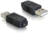 Фото #1 товара Delock Adapter USB micro-A+B female to USB2.0-A male, USB micro-A+B, USB 2.0 A, Black