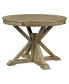 Фото #6 товара Retro Extendable Oak Dining Table with 12" Leaf