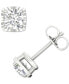 ფოტო #1 პროდუქტის Diamond Enhancer Stud Earrings (1 ct. t.w.) in 14k White Gold