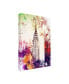 Фото #2 товара Philippe Hugonnard NYC Watercolor Collection - Chrysler Building Canvas Art - 27" x 33.5"