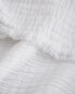 Ruffled muslin bedspread