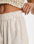 Фото #6 товара Only linen shorts in beige