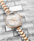 Women's Rose Gold-Tone Link Bracelet Multi-Function Watch 40mm