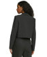 ფოტო #2 პროდუქტის Women's Cropped Single-Button Blazer