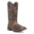 Laredo Margo Embroidered Square Toe Cowboy Womens Brown Casual Boots 5620