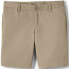 ფოტო #7 პროდუქტის Big Girls School Uniform Slim Plain Front Blend Chino Shorts