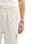 Tommy Jeans Aiden utility short in off white