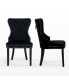 Velvet Upholstered Tufted Dining Chairs Set of 2